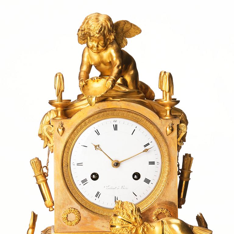 Bordspendyl, "La fontaine de l'Amour", Frankrike 1800-talets början, Empire.