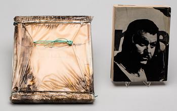 WOLF VOSTELL, ASSEMBLAGE, signerad med dedikation till Yoshio Nakajima. sam BOK.