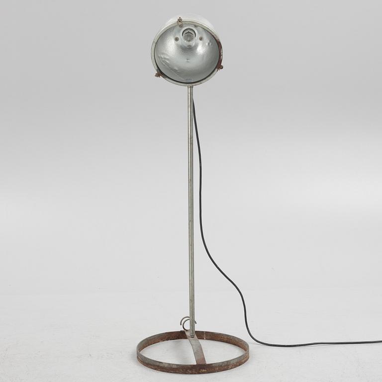 An industrial floor lamp, El-Be, Nykvarn, Sweden.