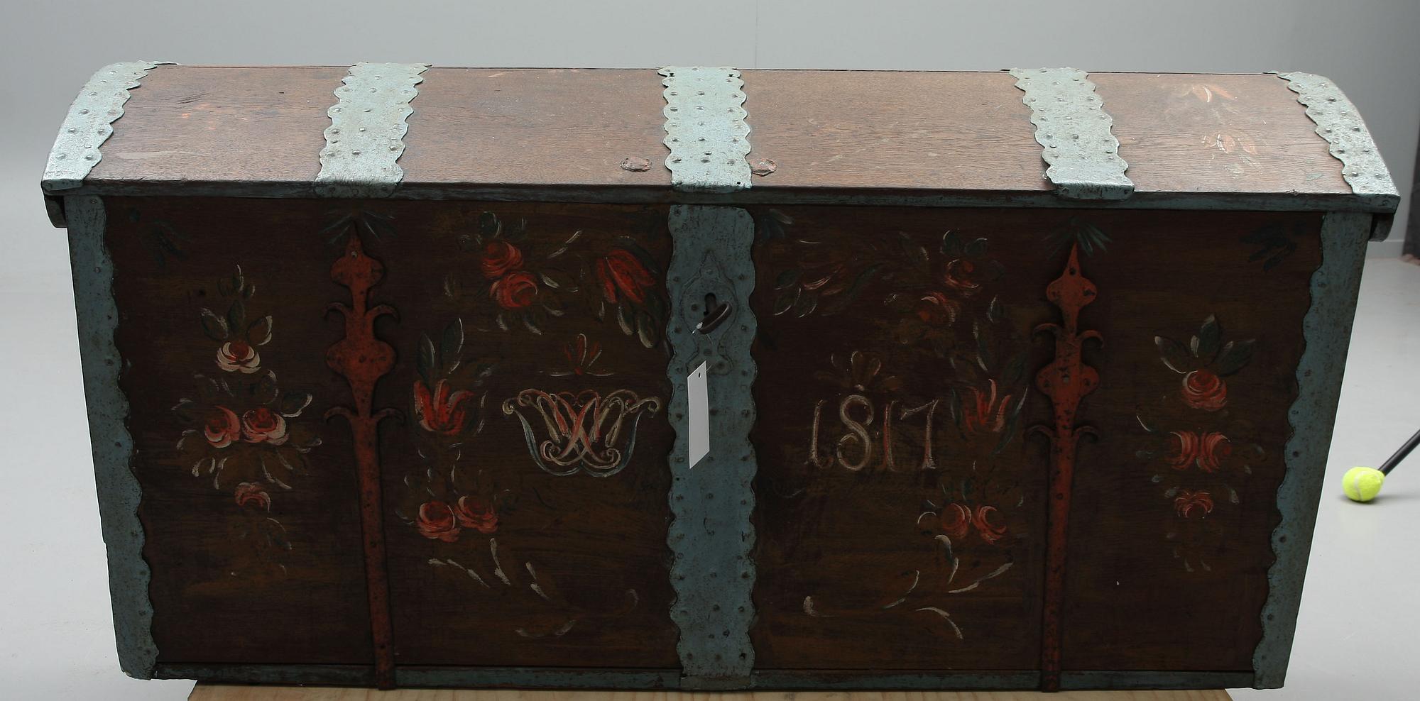 KISTA, allmoge, målad datering 1817.
