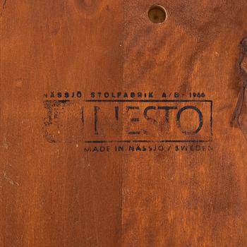 Stolar, 4 st, Nesto, 
Nässjö Stolfabrik AB, 1950/60-tal.