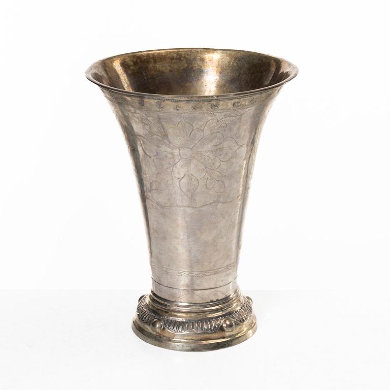 Anders Boström, a silver beaker, Borås, Sweden, 1817.