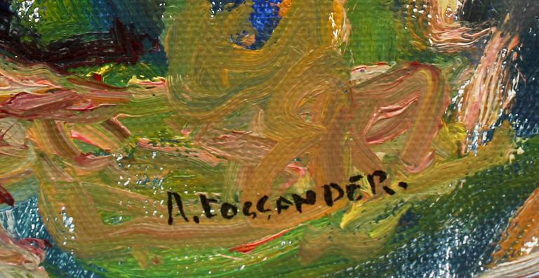 ARMAND ROSSANDER, olja på duk, sign.