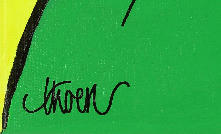 PETTER THOEN, akryl på duk, signerad och daterad à tergo December 2014.