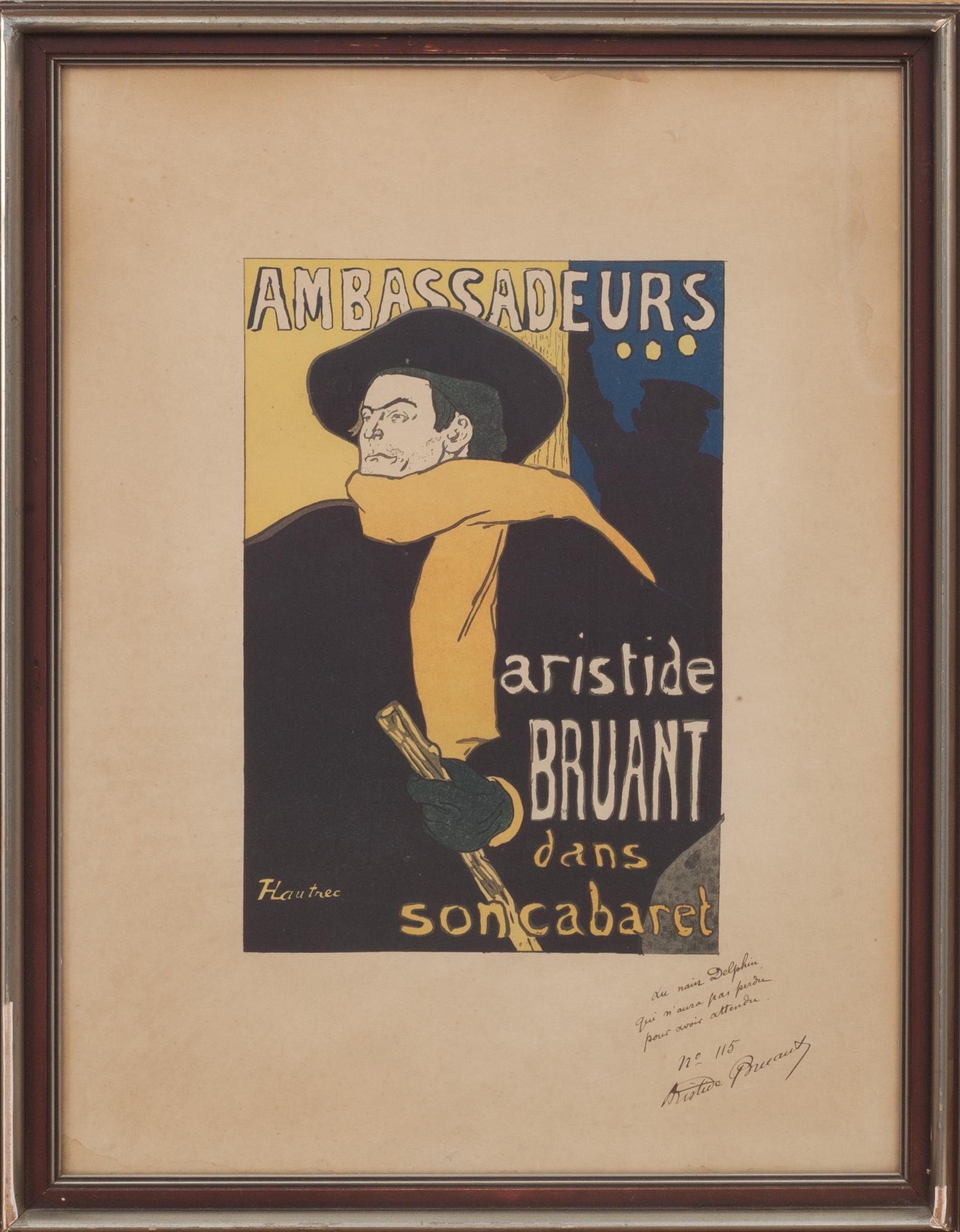 HENRI TOULOUSE-LAUTREC, efter, färglitografi.