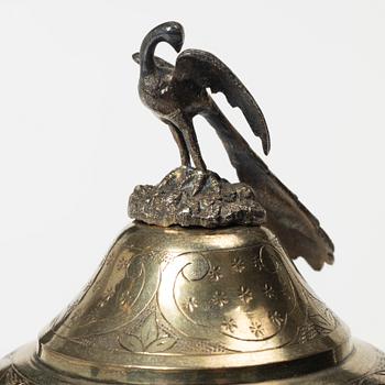 Lockpokal, silver, Osmanska kulturområdet, Abdul Hamids period, ca 1880-90-tal.