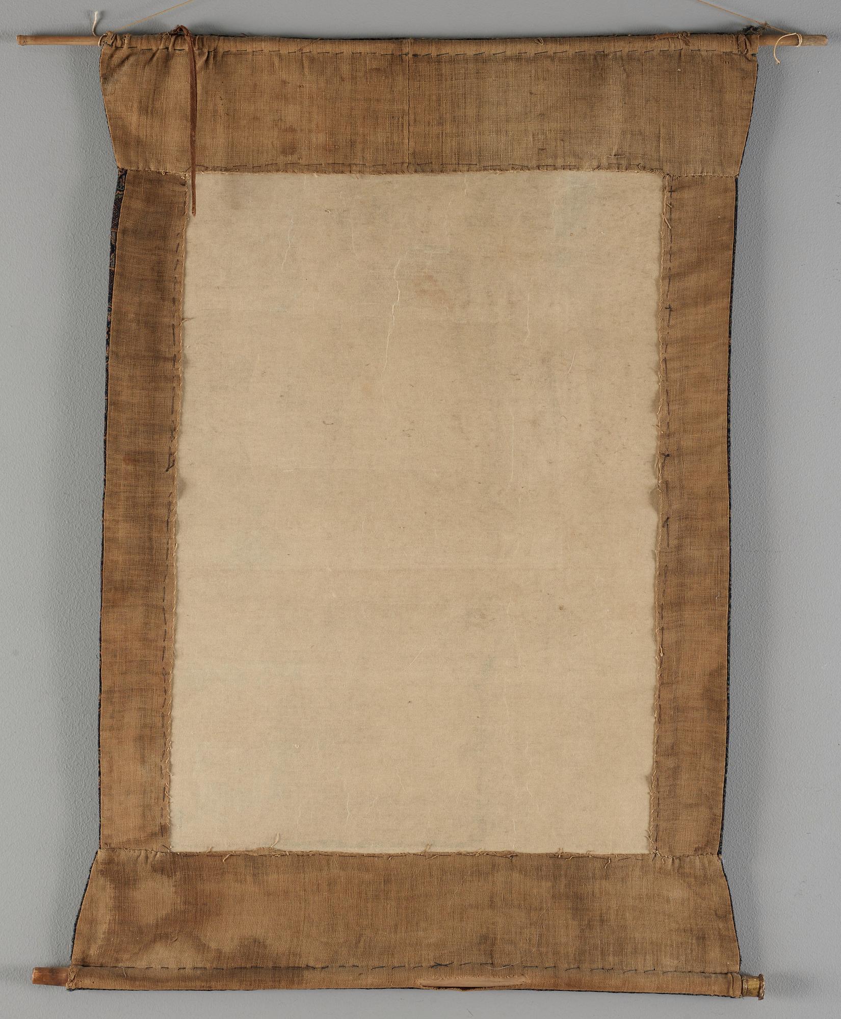 THANGKA, Tsong Khapa, tibeto-kinesisk, 1700-tal/tidigt 1800-tal.