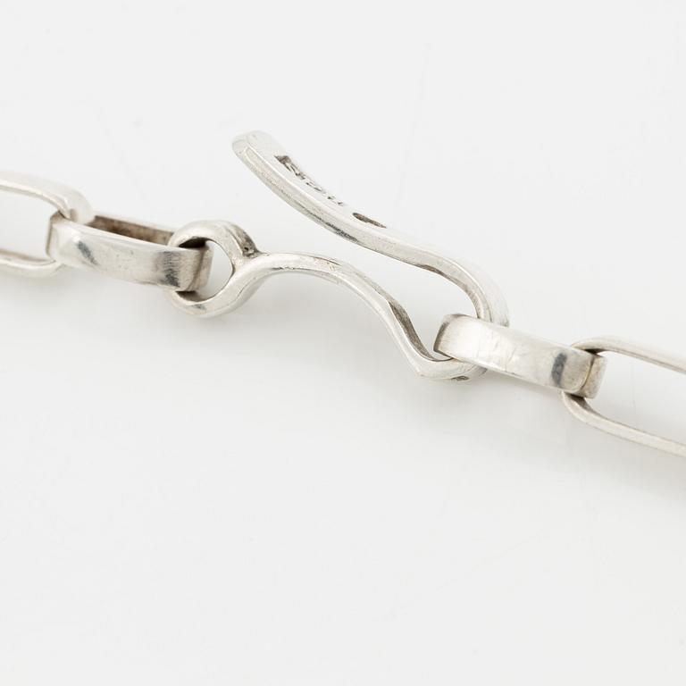 Sven-Erik Högberg, necklace, sterling silver, Gothenburg 1984.