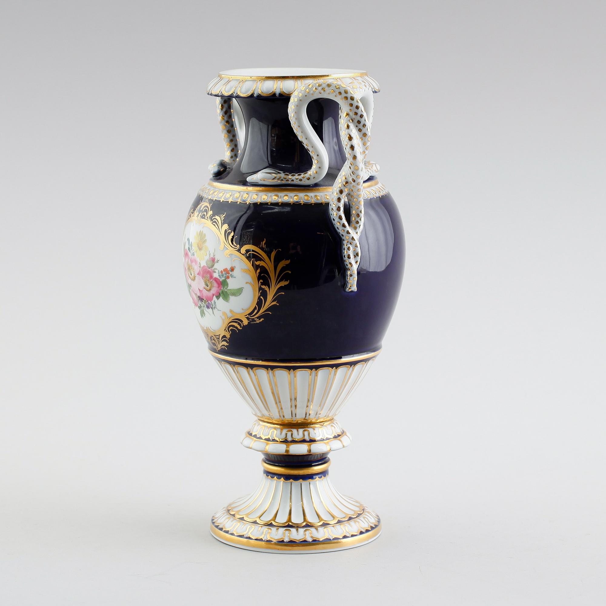 VAS, porslin, Meissen, 1900-talets mitt.