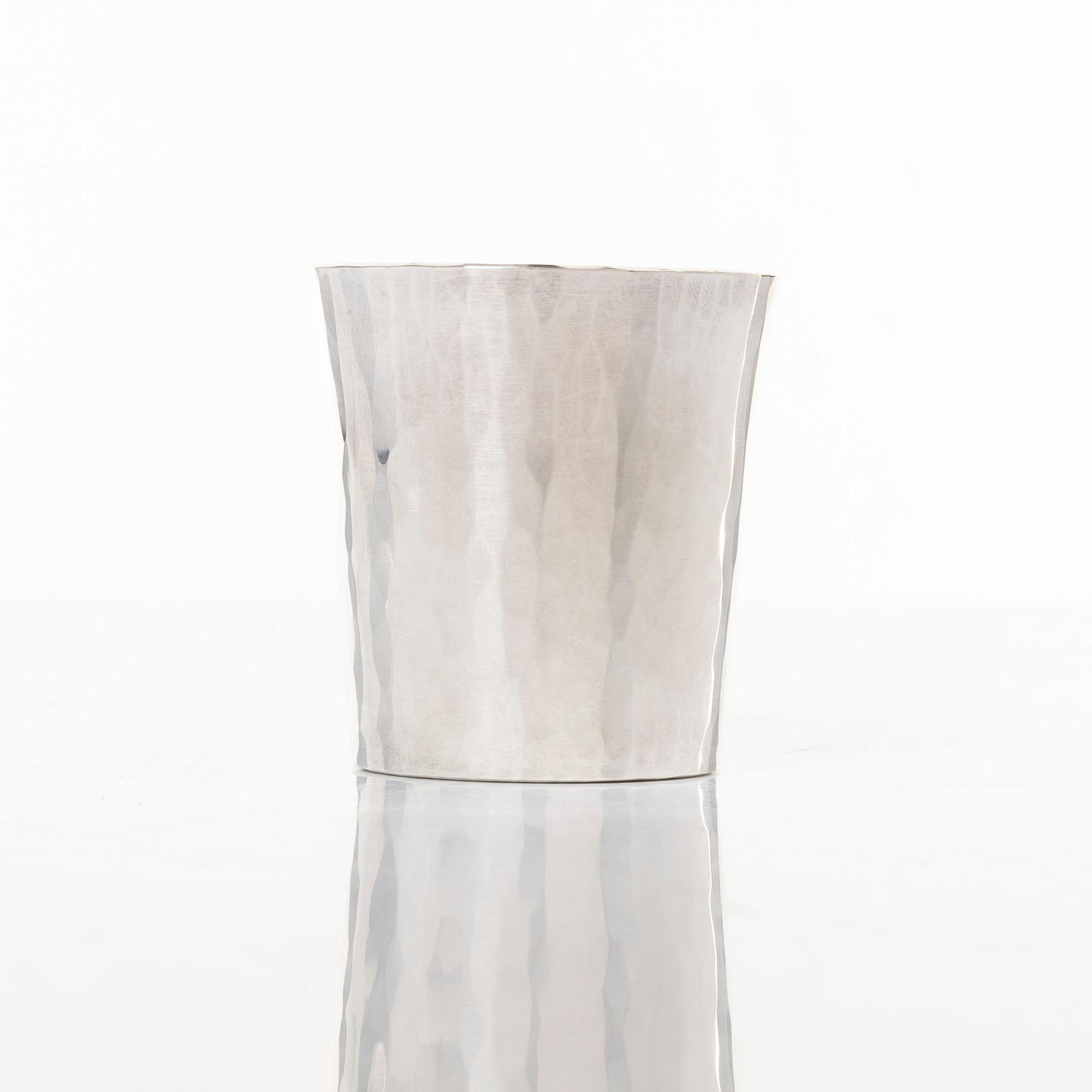 Atelier Borgila, soup cups, 4 pcs, sterling silver, Stockholm, 1988.