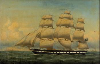 Skeppsporträtt, 1857.