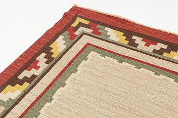 Rug, flat weave, Sweden, 1930s, 355 x 245 cm.