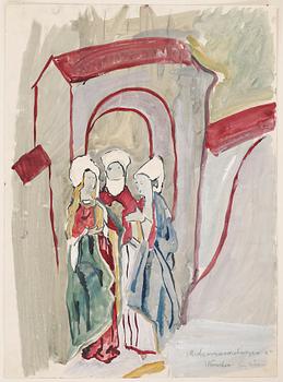 mixed media, signed and dated -23?.