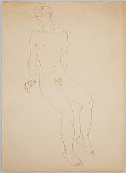 Wilhelm Kåge, modellstudier, fyra stycken, 1930-40-tal.