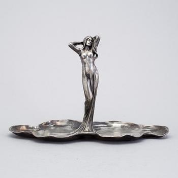 A bowl by WMF/Würtembergische Metallwarenfabrik, Germany, early 20th century.