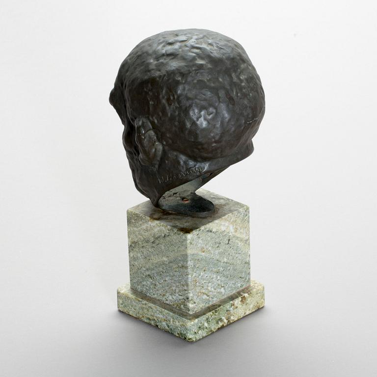 WILHELM HENNING, skulptur, brons, signerad.