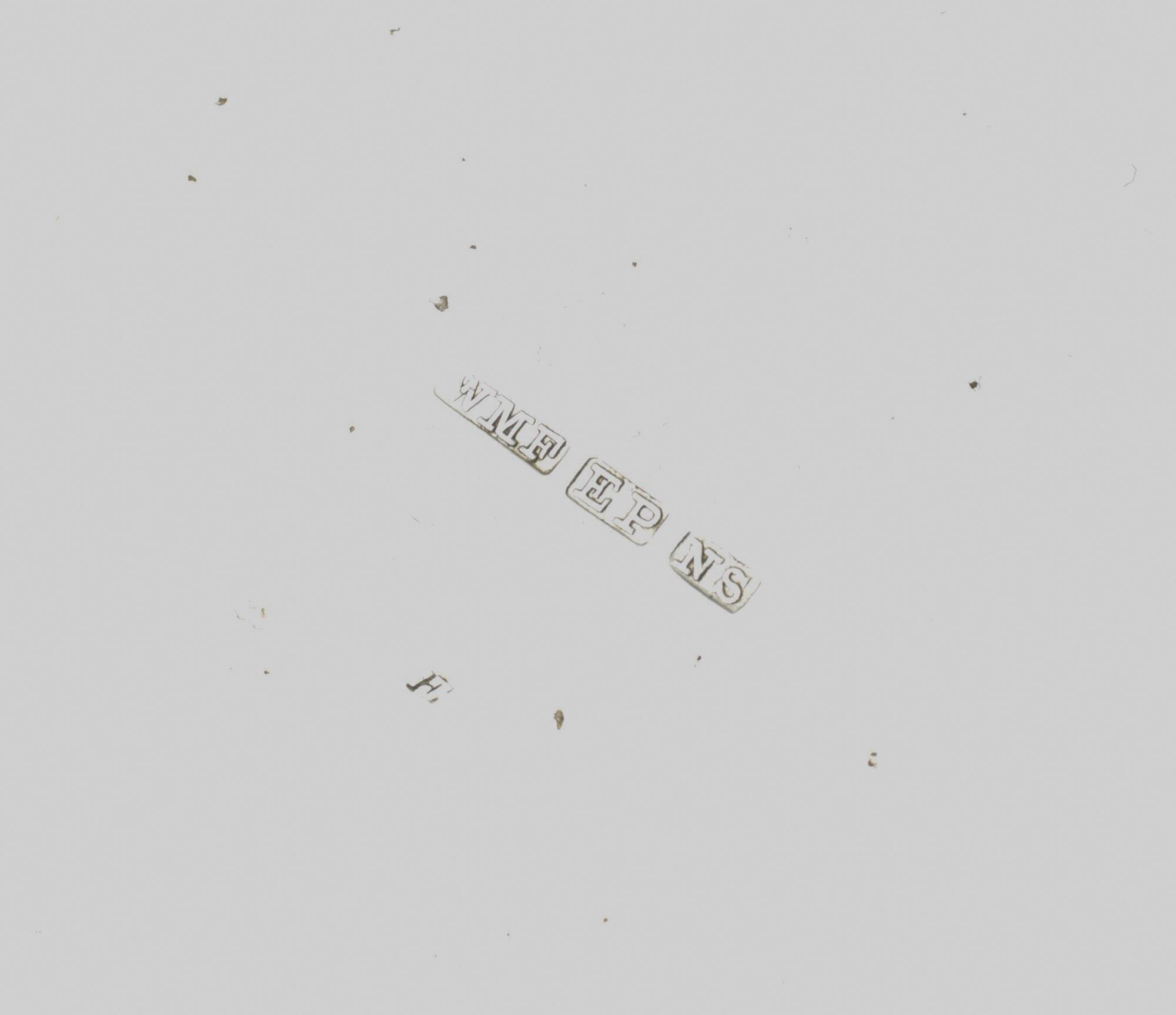 LJUSSTAKAR, nysilver, WMF, omkring sekelskiftet 1900.