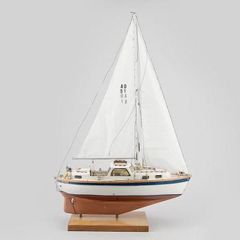 BÅTMODELL, 1900-talets andra hälft.