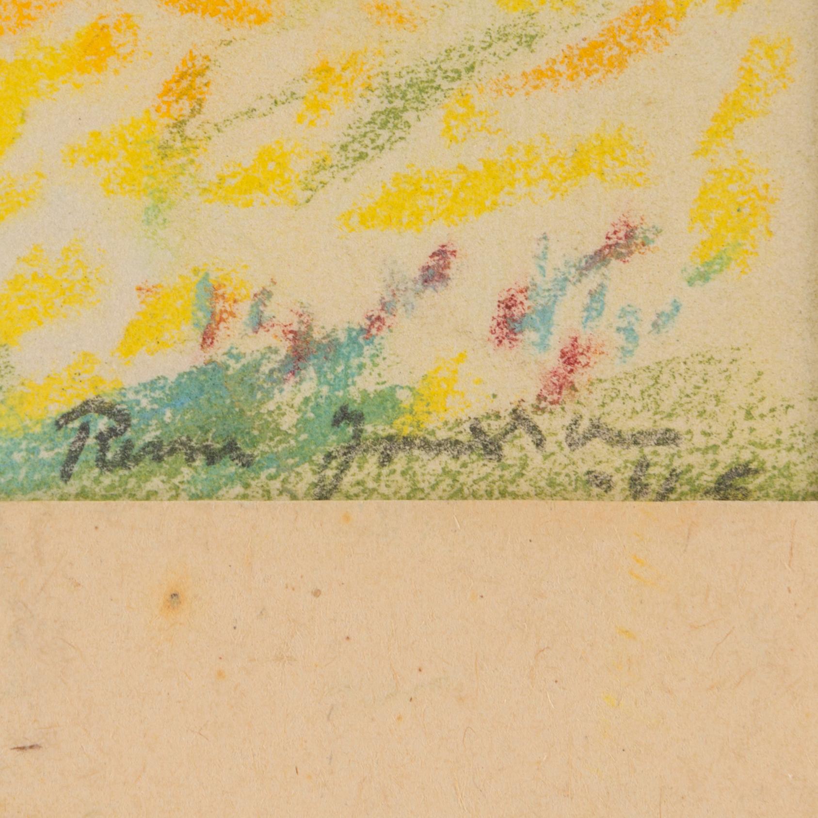 RUNE JANSSON, pastel, signed and dated -45.