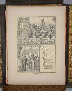 FREDRIK WILHELM SCHOLANDER, mapp med 24 grafiska blad, fösta och andra samlingen.