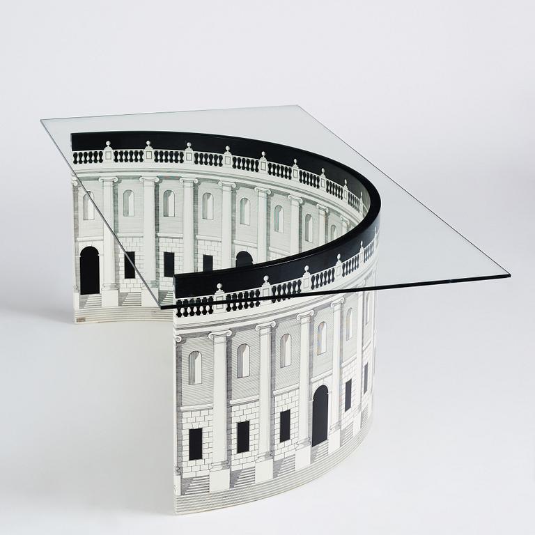Piero Fornasetti, soffbord, "Architettura", Fornasetti, Milano, Italien 2008.