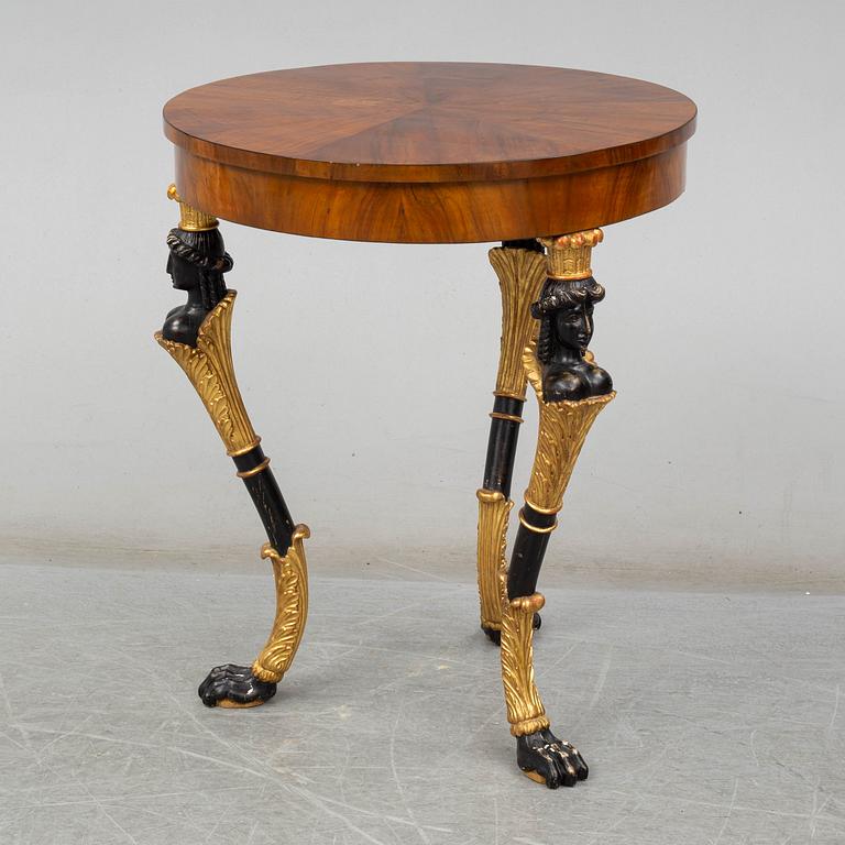 An Empire table, probably Austria. Early 19th century.