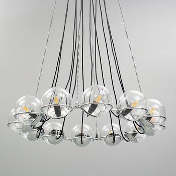 Gino Sarfatti, a '2109/Le Sfere' chandelier, Flos, Italy.