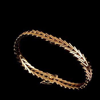 ARMLÄNK, 14k guld, utländsk stämpel. Vikt 13 g.