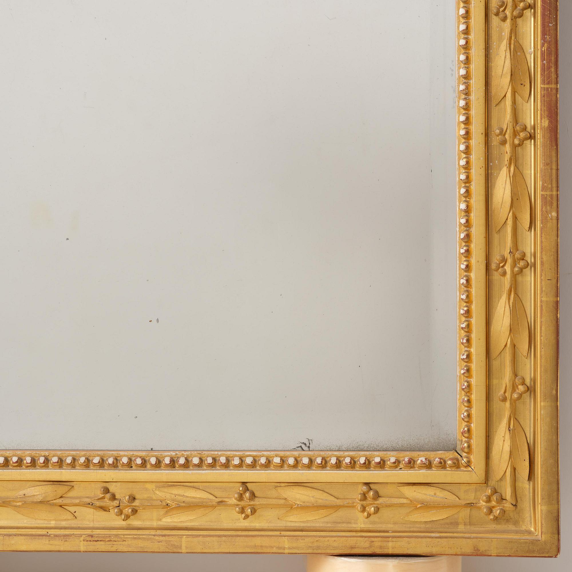 A pair of Late Gustavian mirrors, by Pehr Ljung (1743-1819).