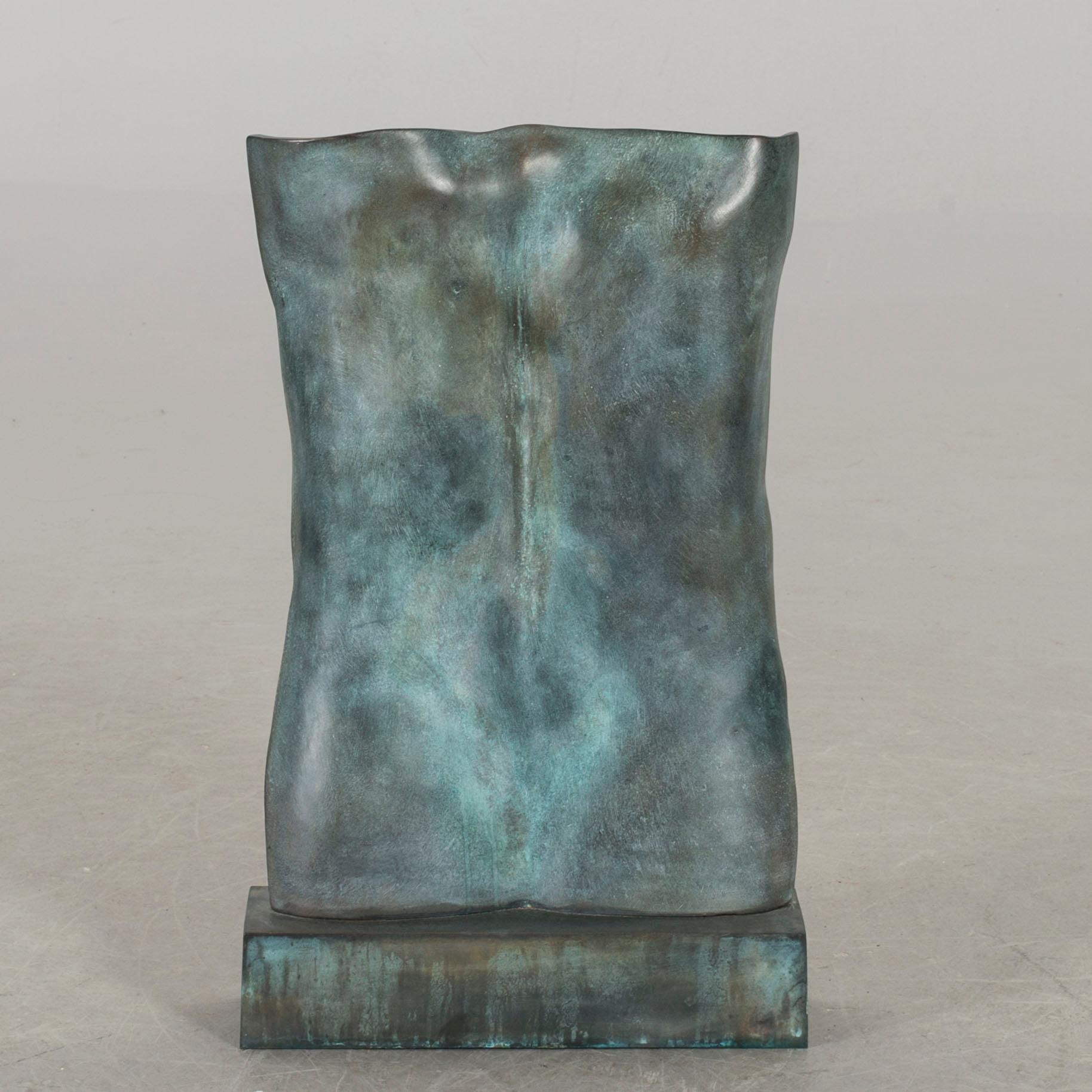 BARBRO BÄCKSTRÖM, a patinated bronze sculpture, signed dated and numbered 0/6 BB/HB 1982.