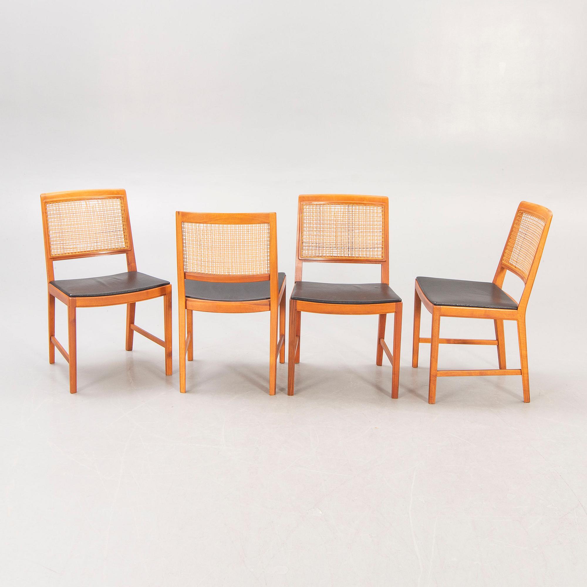 Bertil Fridhagen, stolar 4 st Bodafors 1960-tal.