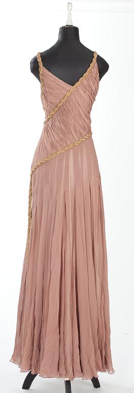 An Amanda Wakely evening dress, London.