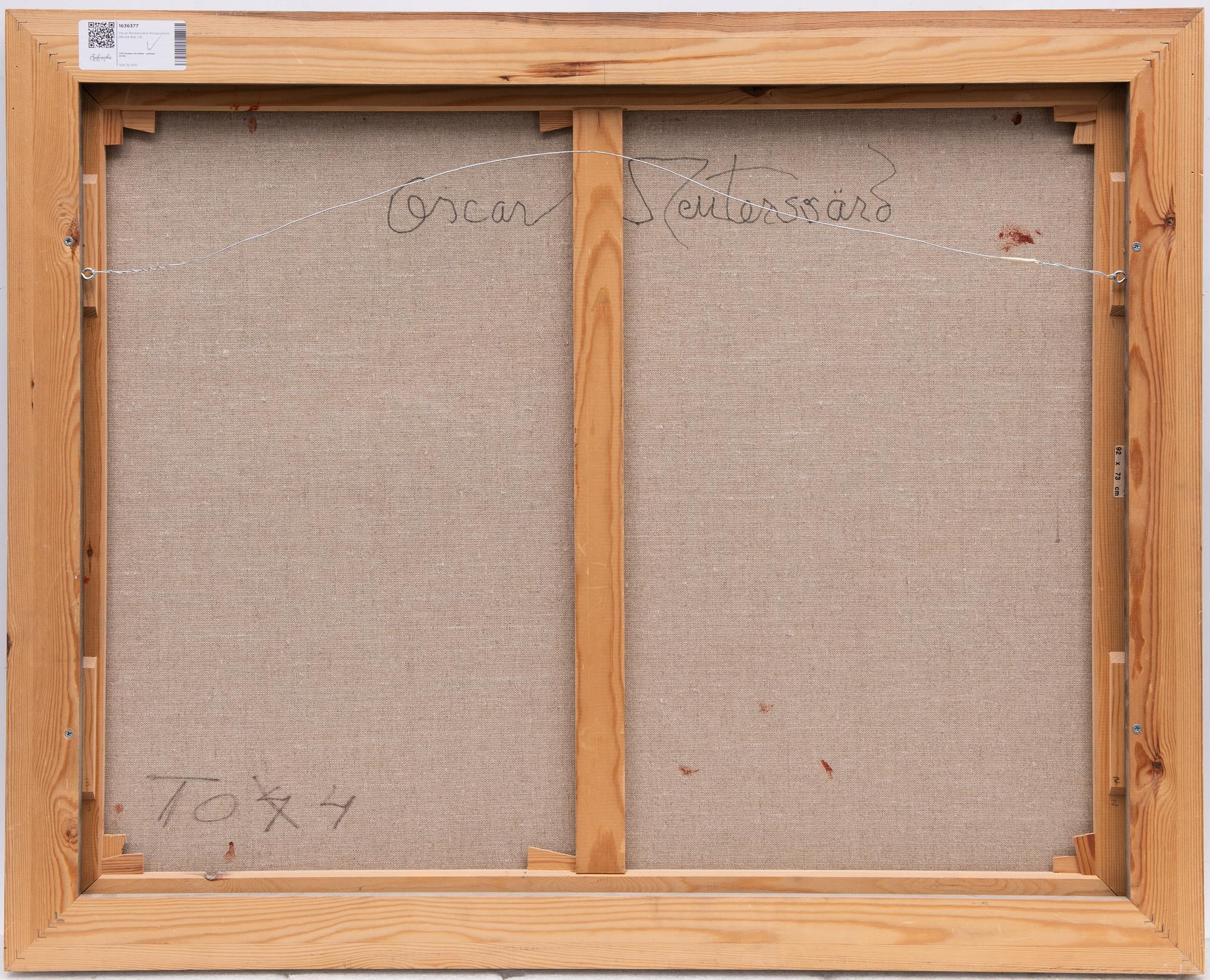 Oscar Reutersvärd, Komposition.