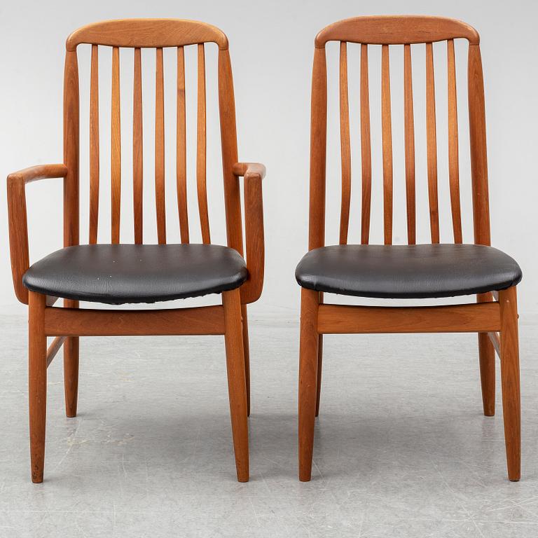 A set of six late 20th Century chairs, Benny Lindén Design.