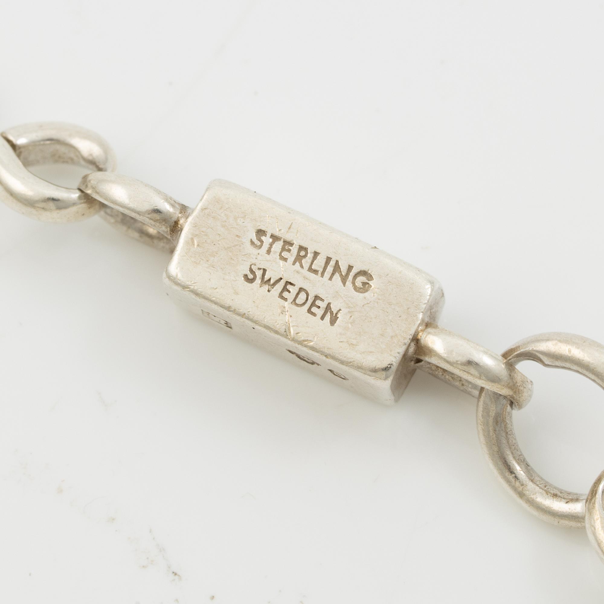 Wiwen Nilsson, bracelet, sterling silver.