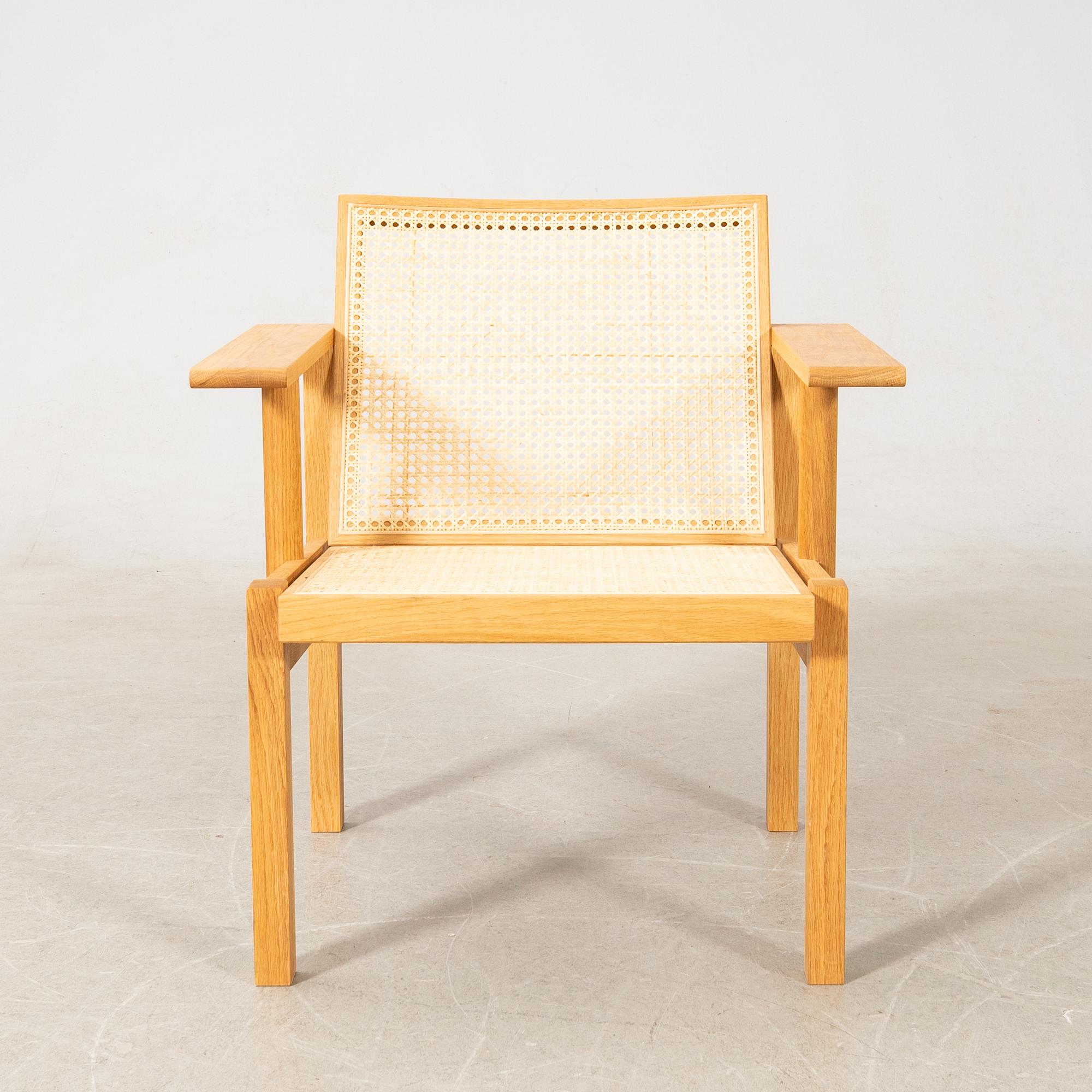 Sami Kallio, fåtölj, "Estancia", nr. 1, prototyp, tillverkad av Sami.