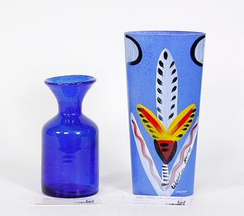VASER, 2 st, glas, Ulrica Hydman-Vallien och Erik Höglund.
