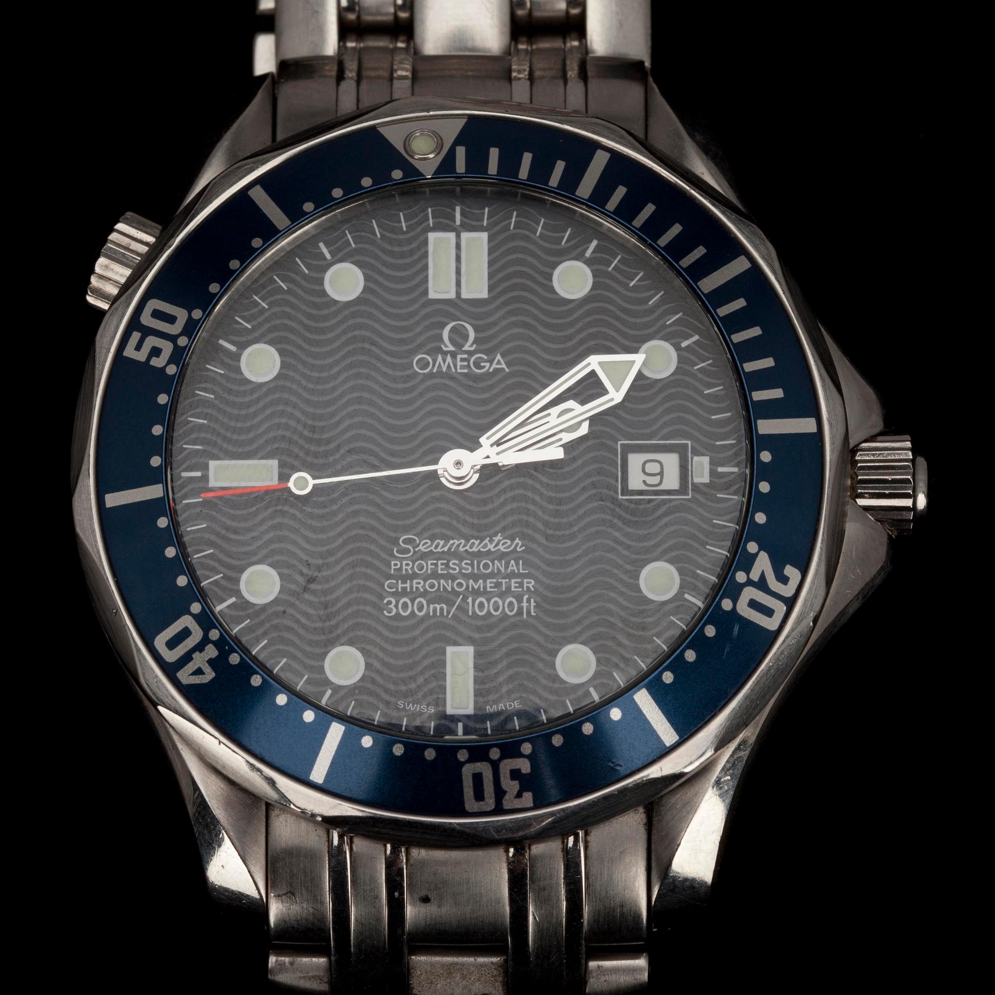 ARMBANDSUR, herr. Omega Seamaster Professional 300 m. Ref . 25318000.