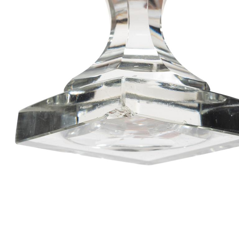 Elis Bergh, A 17 piece glass service, "Flach", by Kosta, first half of 20th century.
