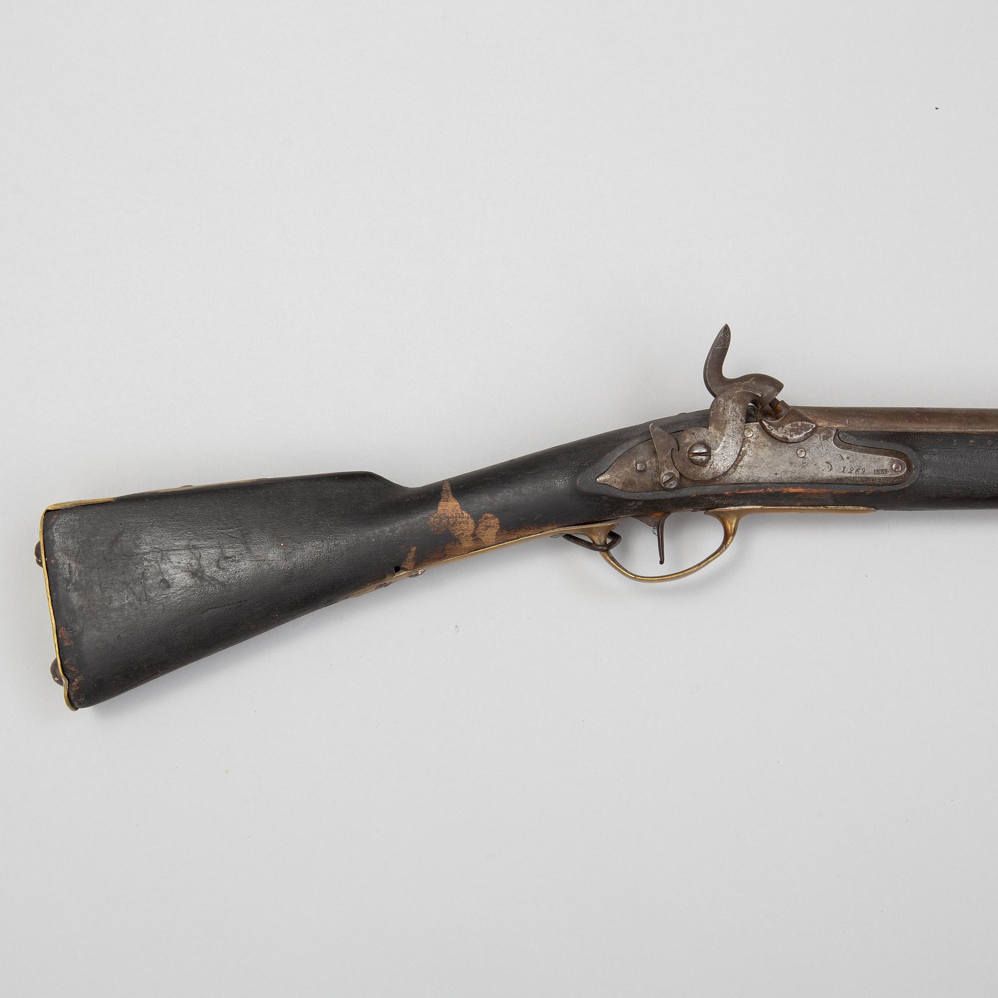 SLAGLÅSGEVÄR norskt, reparationmodell 1774-1857.