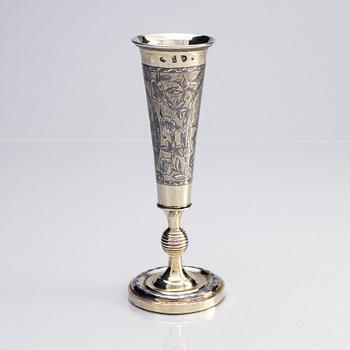 Champagnekalk, delvis förgyllt silver, okänd mästare Moskva 1834.