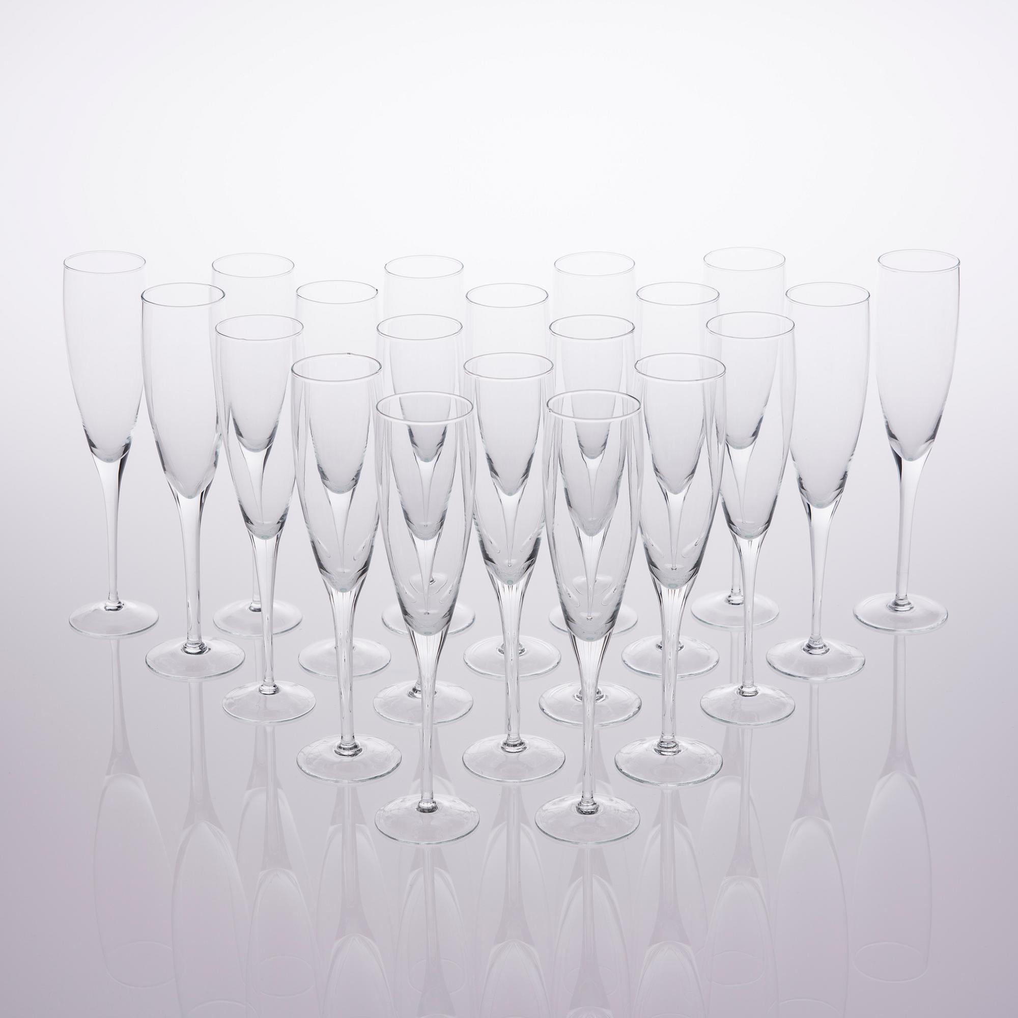 CHAMPAGNEGLAS, 20 st, 1900-talets slut.