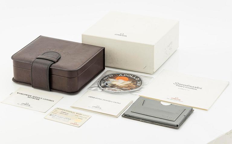 Omega, Speedmaster, Moonwatch, Professional, "Apollo XIII" 25th Anniversary, "Limited Edition", ca 1996.