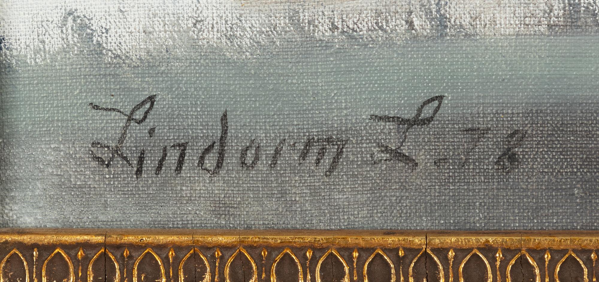 Lindorm Liljefors, "Räv med gräsand, Åland".
