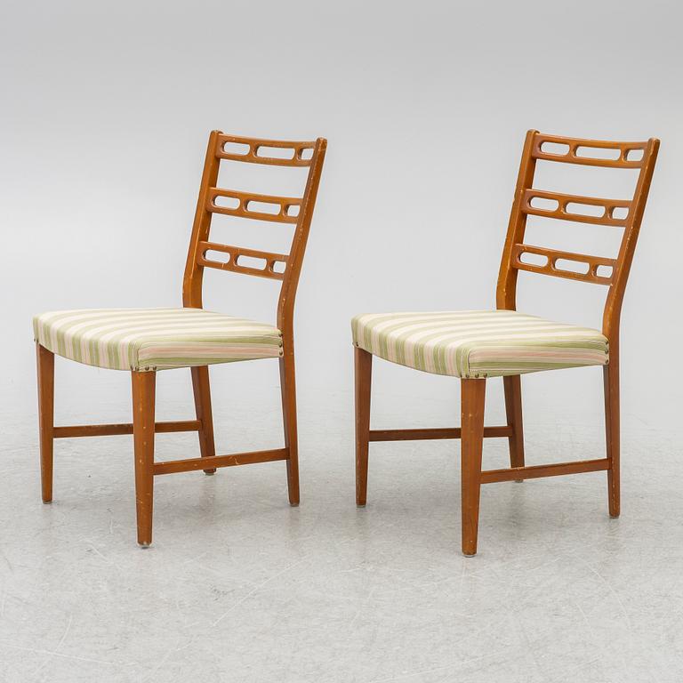 David Rosén, stolar, 6 st, "Futura", Nordiska Kompaniet, 1950-tal.