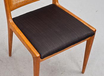 STOLAR, 8 st. Karl-Erik Ekselius, JOC Möbler, Vetlanda, 1900-talets mitt.