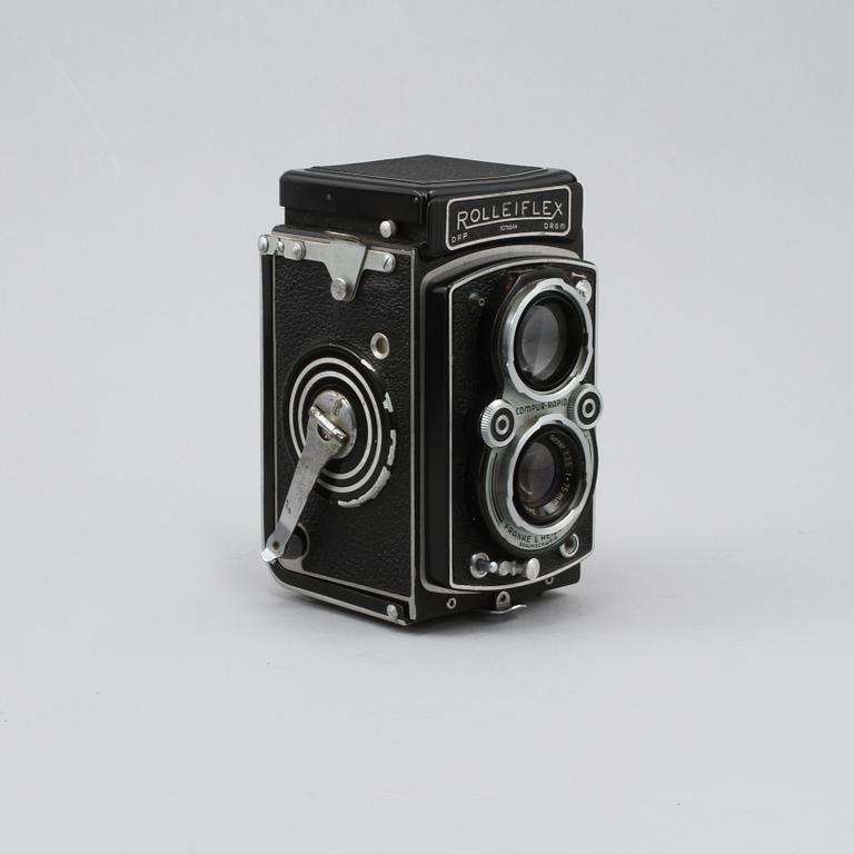 KAMERA, Rolleiflex, Franke & Heidecke, Braunschweig, 1900-talets mitt.