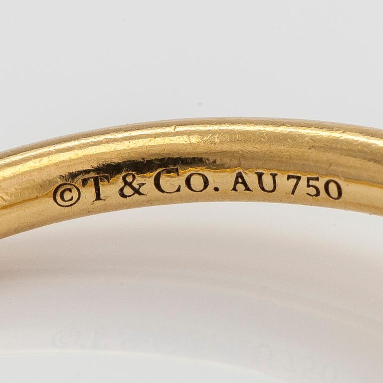 Tiffany & Co, sormus, "T-wire", 18K kultaa.