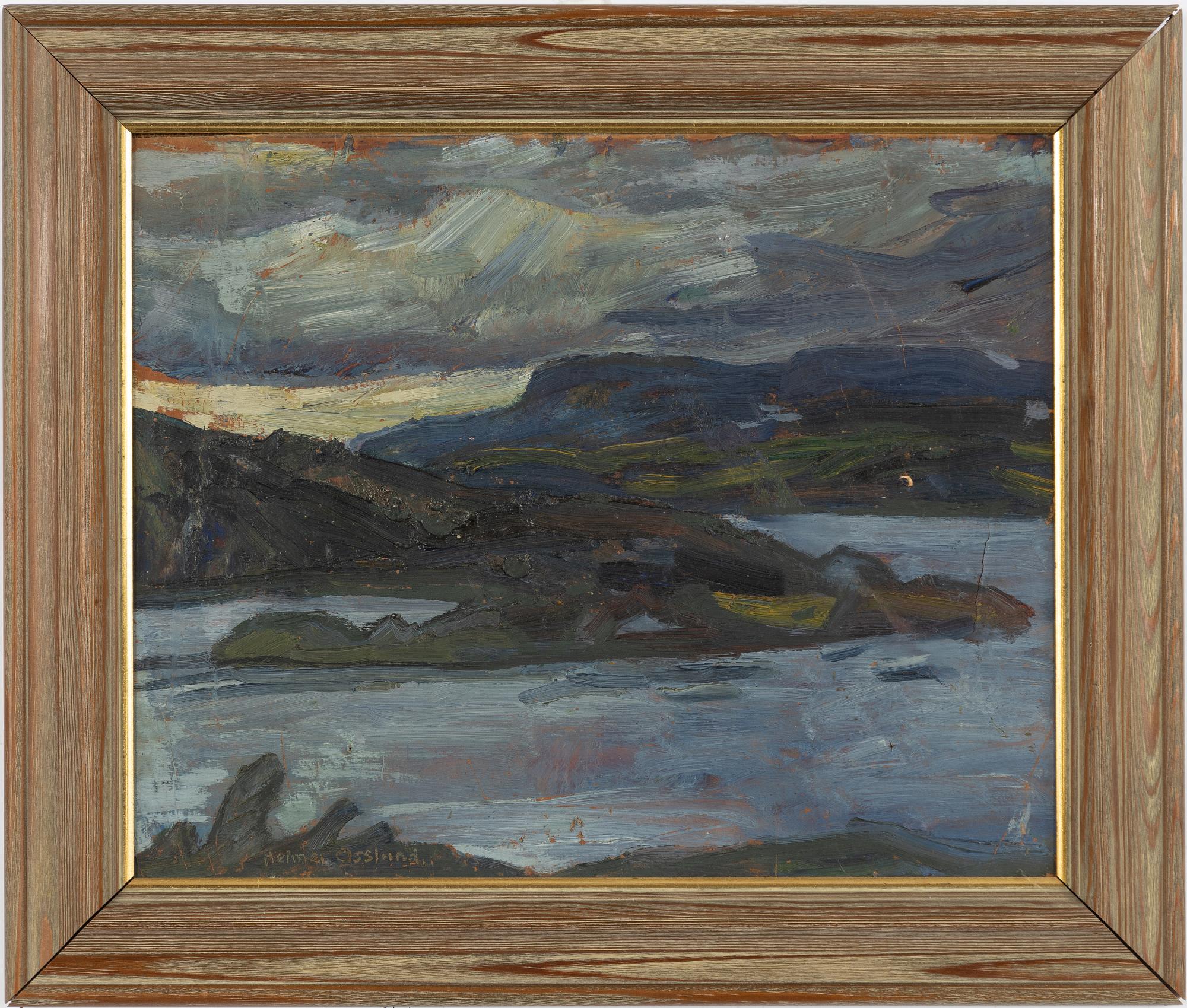 Helmer Osslund, Afton vid vattnet.