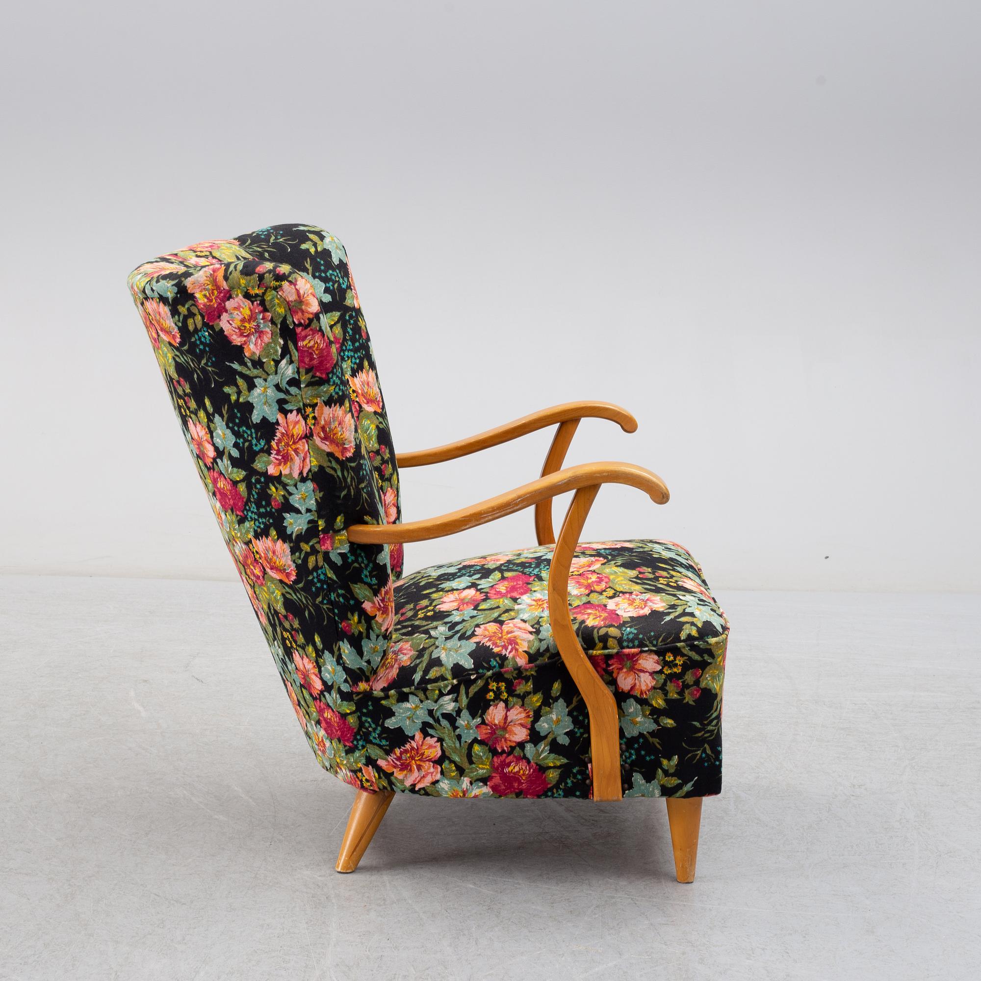 FÅTÖLJ, 1930/40-tal.